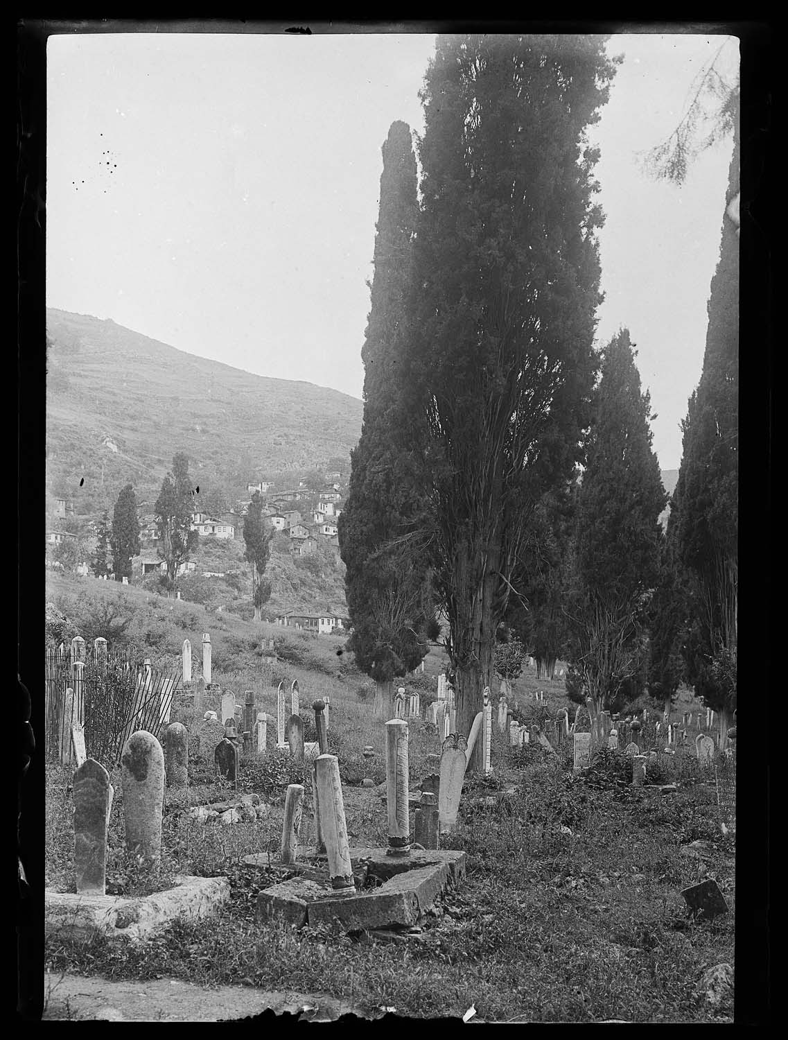 Vue d'un cimetière non identifié
